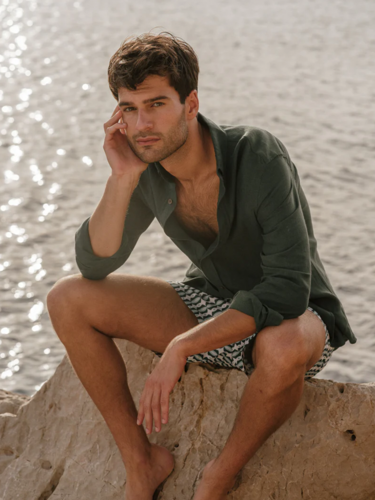 Men At the rocky Beach