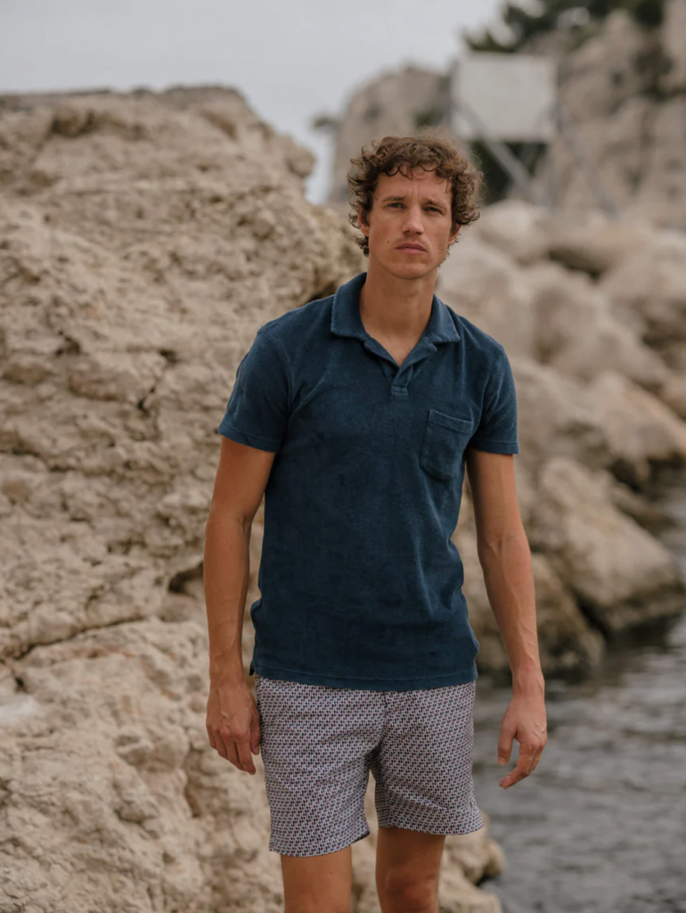 Men at rocky beach two